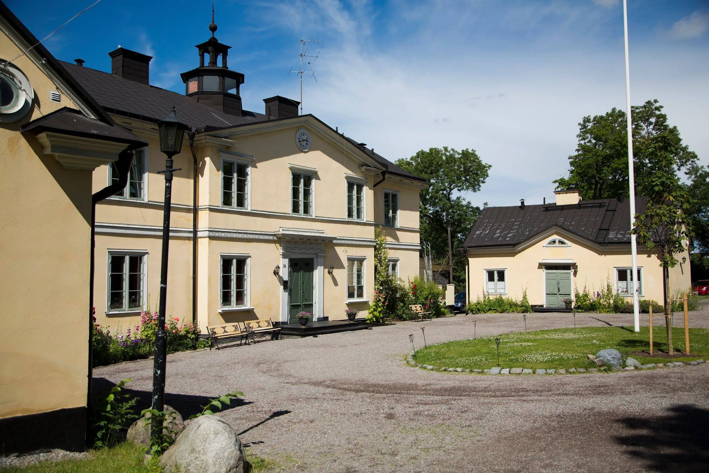 Herrgårdsbyggnaden på Carlshälls Gård på Långholmen.